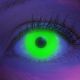 Farbige grüne Kontaktlinsen für Cosplay und Halloween - Glow Green von MeralenS - 1 Paar (2 Stück)