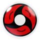 Itachi Manga Sharingan Kontaktlinsen – Rote Cosplay Anime Linsen von MeralenS – 1 Paar (2 Stück)