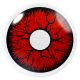 Halloween Kontaktlinsen mit Stärke – Rote Effektlinse Metatron für Vampir- oder Dämonen-Look, auch für Cosplay