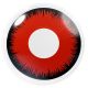 Halloween Kontaktlinsen mit Stärke – Rote Farbige Linse Red Lunatic für blutige Halloween- oder Horror-Looks