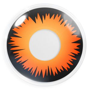 &#128293;Final Sale&#128293; Farbige orange Kontaktlinsen für Cosplay und Halloween - Orange Werewolf von MeralenS - 1 Paar (2 Stück)