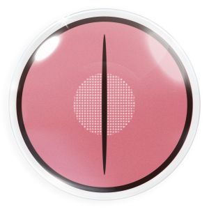 Farbige pinke Kontaktlinsen für Cosplay und Halloween - Demon Cat Eye Pink von MeralenS - 1 Paar (2 Stück)
