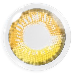 Farbige gelbe Kontaktlinsen für Cosplay und Halloween - Anime Yellow von MeralenS - 1 Paar (2 Stück)