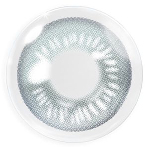Farbige graue Kontaktlinsen für Cosplay und Halloween - Anime Gray von MeralenS - 1 Paar (2 Stück)