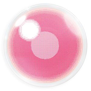 Farbige pinke Kontaktlinsen für Cosplay und Halloween - Demon von MeralenS - 1 Paar (2 Stück)