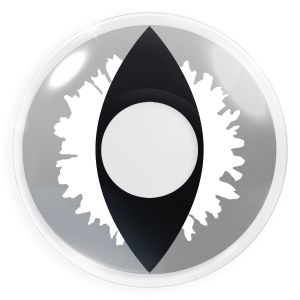 &#128293;Final Sale&#128293; Farbige graue Kontaktlinsen für Cosplay und Halloween - Gray Dragon von MeralenS - 1 Paar (2 Stück)
