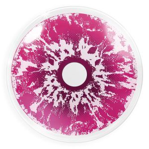 &#128293;Final Sale&#128293;   Farbige pinke Kontaktlinsen für Cosplay und Halloween - Ice Pink von MeralenS - 1 Paar (2 Stück)