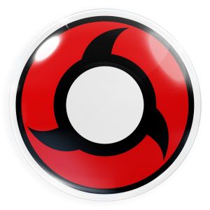 Itachi Sharingan Kontaktlinsen – Rote Cosplay Linsen von MeralenS – 1 Paar (2 Stück)