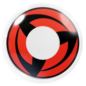 Kakashi Sharingan Kontaktlinsen – Rote Anime Linsen von MeralenS – 1 Paar (2 Stück)