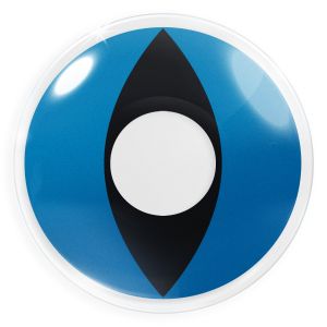 &#128293;Final Sale&#128293; Farbige blaue Kontaktlinsen für Cosplay und Halloween - Mystic Cat von MeralenS - 1 Paar (2 Stück)