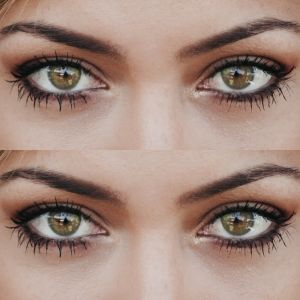 Glamlens New York Green (Grün) - Natürlich Aussehende Dezente Farbige Kontaktlinsen ohne Stärke - 3 Monate Farbig
