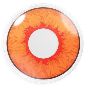 Farbige orange Kontaktlinsen für Cosplay und Halloween - Tracer von MeralenS - 1 Paar (2 Stück)