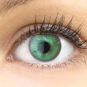 Farbige Grüne Premium Kontaktlinsen Valencia R Green - Glamlens ist der ideale Onlineshop für Farbige Kontaktlinsen
