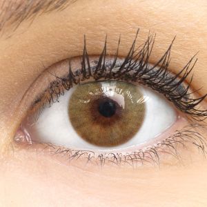 Glamlens Venedig Green - Natürlich Aussehende Dezente Farbige Kontaktlinsen ohne Stärke - 3 Monate Farbig