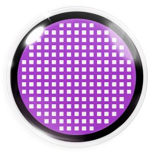 &#128293;Final Sale&#128293;  Farbige lila Kontaktlinsen für Cosplay und Halloween - Violet Screen R von MeralenS - 1 Paar (2 Stück)