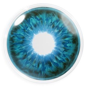 Witch Blue Kontaktlinsen in intensivem Blau für einen mystischen Look, ideal für Cosplay und Halloween
